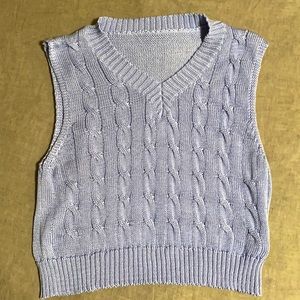 Blue/purple sweater vest